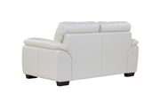 Pluto white modern sofa in low profile by Global additional picture 5