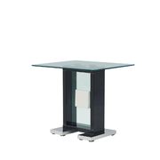 Glass top contemporary black coffee table by Global additional picture 3