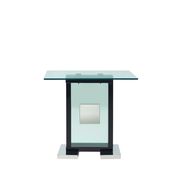 Glass top contemporary black coffee table by Global additional picture 4