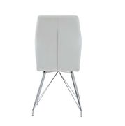 Modern white dining chair by Global additional picture 2