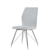 Modern white dining chair by Global additional picture 4