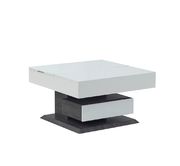 Gray motion coffee table in square shape by Global additional picture 4