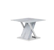 Marble inspired coffee table w x-crossed base by Global additional picture 4