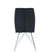 Black velvet dining chair by Global additional picture 2