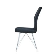 Black velvet dining chair by Global additional picture 3