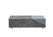 Concrete paper and grey coffee table by Global additional picture 3
