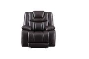Espresso leather gel power recliner sofa by Global additional picture 10