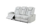 Lt.  gray transformer power recliner sofa by Global additional picture 2