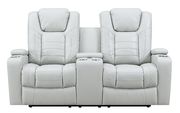 Lt.  gray transformer power recliner sofa by Global additional picture 12