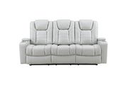 Lt.  gray transformer power recliner sofa by Global additional picture 3