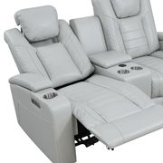 Lt.  gray transformer power recliner sofa by Global additional picture 9