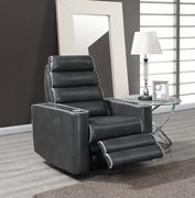 Espresso power reclining / adjustable headrest sofa by Global additional picture 6