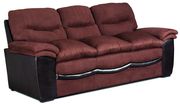 Brown/espresso fabric casual style comfy couch by Glory additional picture 2