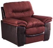 Brown/espresso fabric casual style comfy couch by Glory additional picture 4