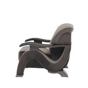 Gray velvet contemporary design chair by Global additional picture 3