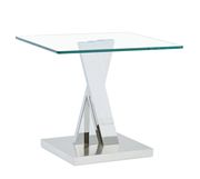 Silver  accordion style base cocktail table by Global additional picture 4