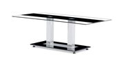 Black / clear glass top coffee table by Global additional picture 2