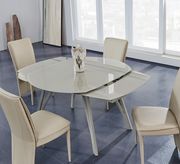 Glass base dining table and chairs set by Global additional picture 2