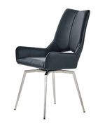 Retro bar style dining chair w/ comfy back by Global additional picture 2