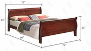 Classic 6pcs cherry king bed set by Glory additional picture 2