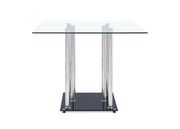 Square glass top counter height table by Global additional picture 3