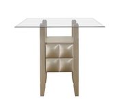 Square glass table 5pcs in glam style by Global additional picture 2