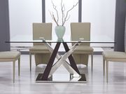 Ultra-modern glass top dining table by Global additional picture 3
