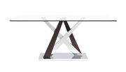 Ultra-modern glass top dining table by Global additional picture 5