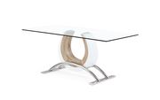 Rectangular glass top dining table by Global additional picture 3