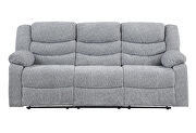 Grey power reclining sofa by Global additional picture 7