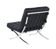 Famous designer replica chair in black additional photo 3 of 4