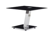 Rectangular black glass/chrome base series of tables by Global additional picture 2