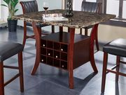 Pub Style Table w/ Wine Bottle Storage by Global additional picture 2