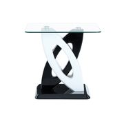 Futuristic series of glass contemporary occasional tables by Global additional picture 3