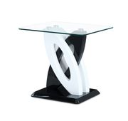 Futuristic series of glass contemporary occasional tables by Global additional picture 4