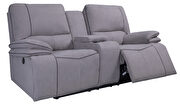Gray power reclining sofa by Global additional picture 2
