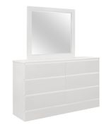 Casual style white rubberwood dresser by Global additional picture 2