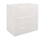 Casual style white rubberwood nightstand by Global additional picture 2