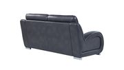 Blance lividity gray leather-like sofa by Global additional picture 5