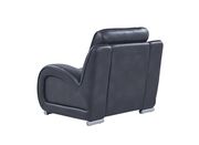 Blance lividity gray leather-like chair by Global additional picture 2