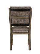 Solid wood casual style dining chair in brown by Global additional picture 2