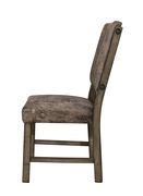 Solid wood casual style dining chair in brown by Global additional picture 3