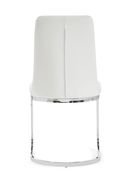White chevron detail dining chair by Global additional picture 2