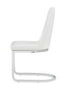 White chevron detail dining chair by Global additional picture 4