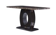 Casual marble top pub-style dining table by Glory additional picture 3