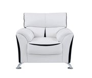 White pvc casual style affordable sofa by Global additional picture 4