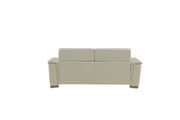 Textured white leather gel sofa by Global additional picture 9