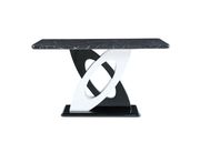 Black marble top counter height dining table by Global additional picture 3