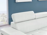 White adjustable headrests sectional sofa additional photo 5 of 5