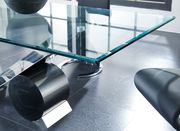 V-chromed based ultra-modern dining table by Global additional picture 2